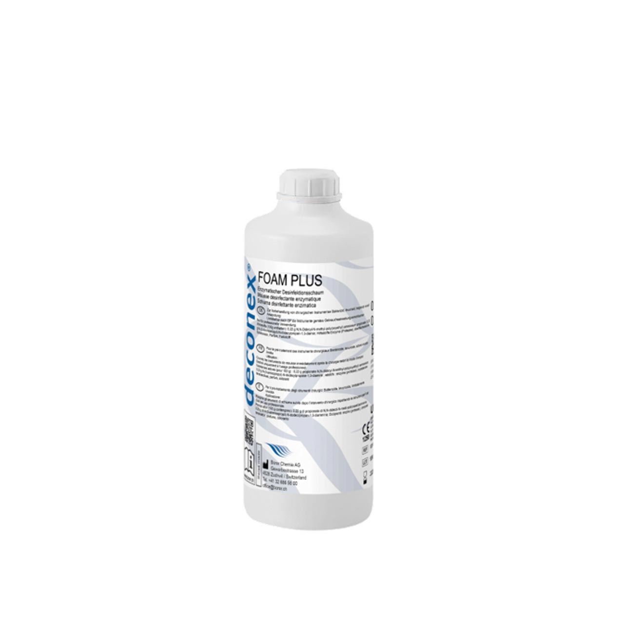 deconex® FOAM PLUS 1000 ml Nachfüllflasche enzymatischer, desinfizierender Vorreinigungsschaum